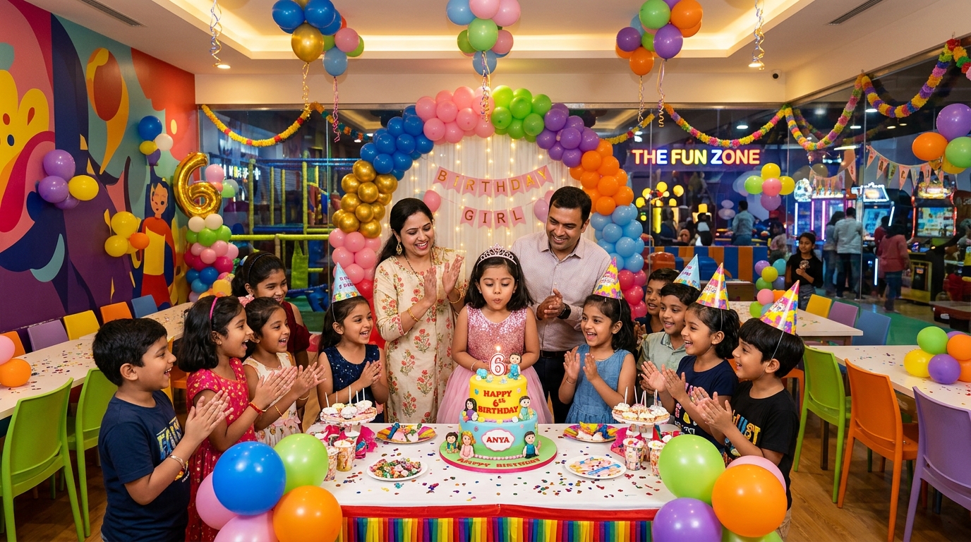 Birthday party celebration at PlayVana